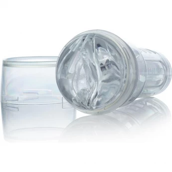 Мастурбатор FLESHLIGHT CRYSTAL ICE, вагина, прозрачный